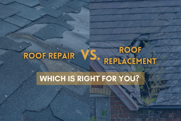 Roof Repair vs. Roof Replacement – Which Is Right for You?