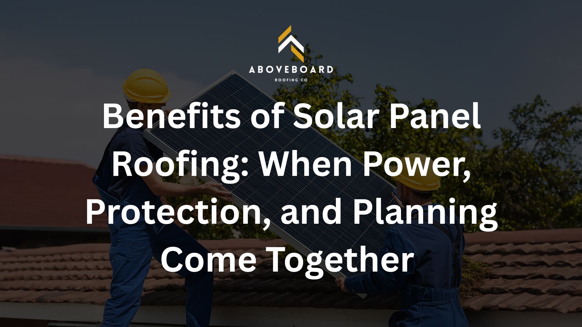 Solar Panel Installation on Roof
